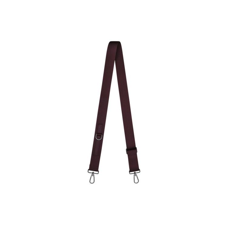 Longchamp Adjustable Other Ketting Riem Bordeaux | 613824-RZQ