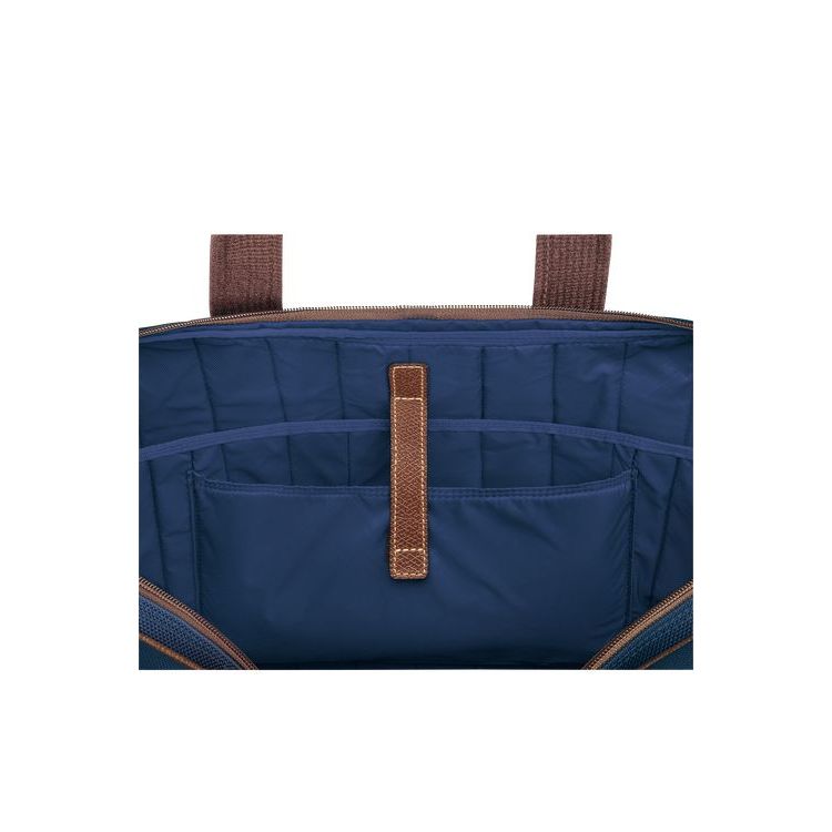 Longchamp Briefcase L Canvas Aktetas Blauw | 502193-ASO