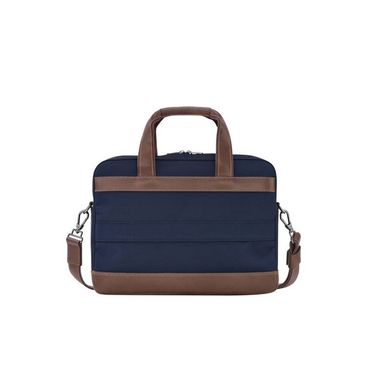 Longchamp Briefcase S Canvas Aktetas Blauw | 935627-CKH