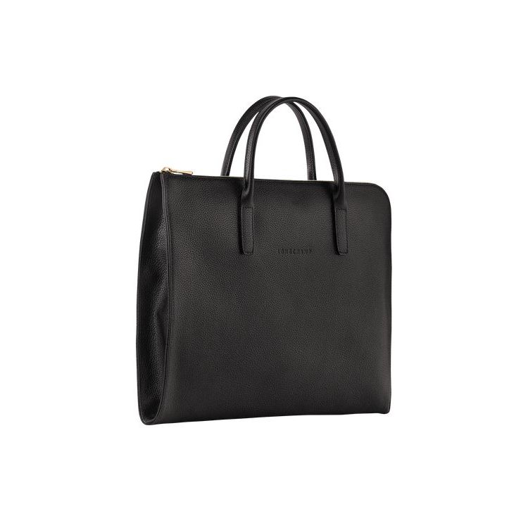 Longchamp Briefcase S Leren Aktetas Zwart | 735298-MNT