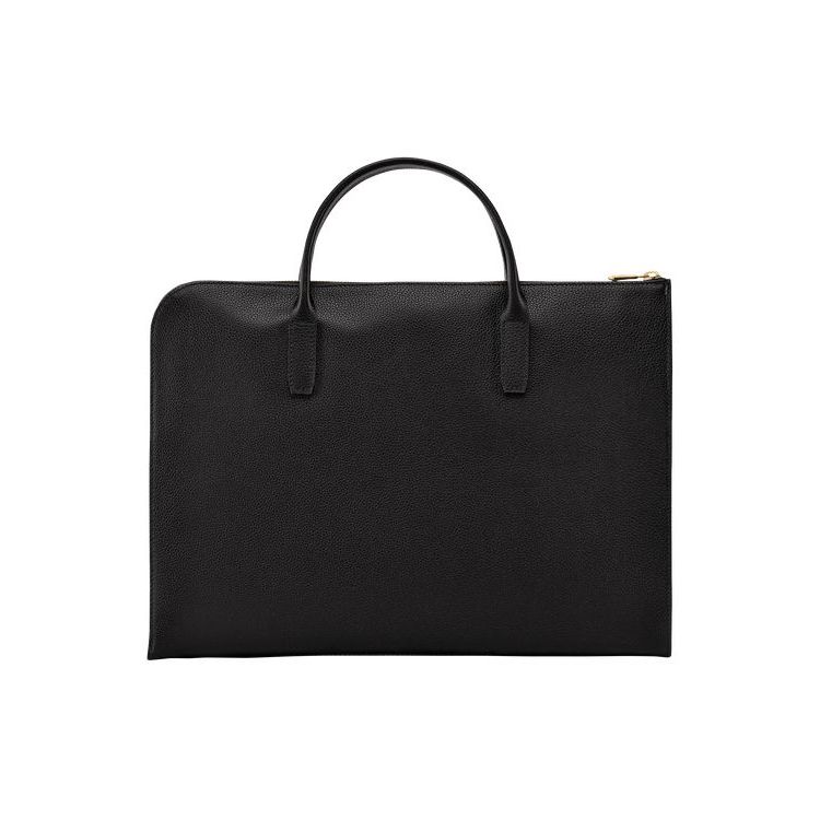 Longchamp Briefcase S Leren Aktetas Zwart | 735298-MNT