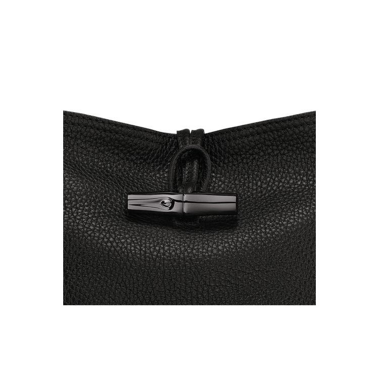 Longchamp Bucket S Leren Crossbodytassen Zwart | 081695-PXW