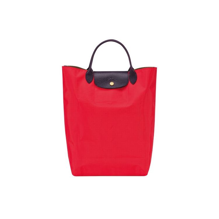 Longchamp Canvas Handtas Rood | 162749-TPE