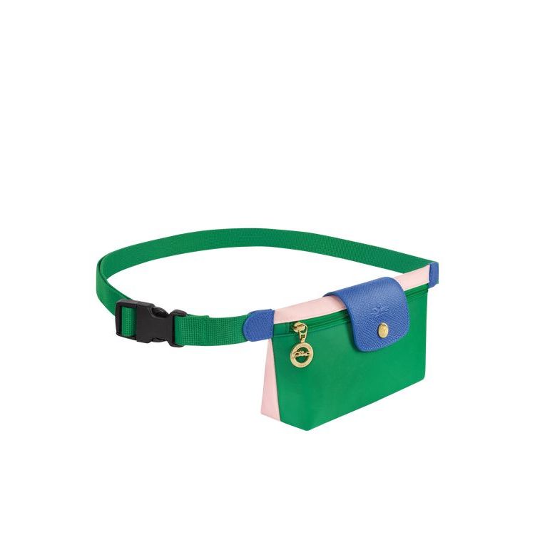 Longchamp Canvas Heuptas Groen | 231475-DFZ