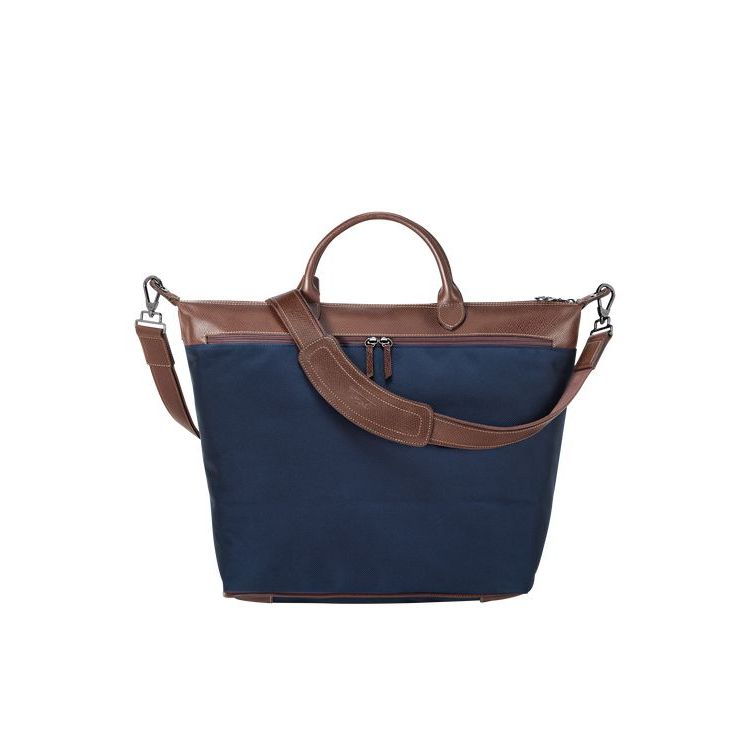 Longchamp Canvas Reistas Blauw | 270138-LMV