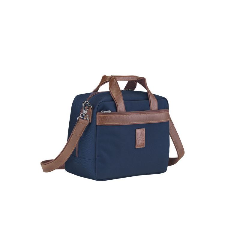 Longchamp Canvas Reistas Blauw | 726051-DPV