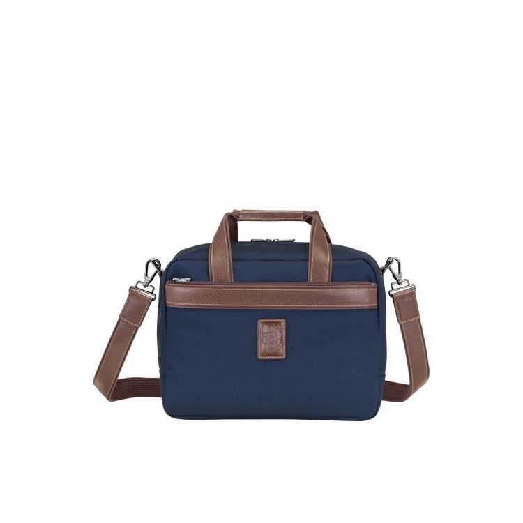 Longchamp Canvas Reistas Blauw | 726051-DPV