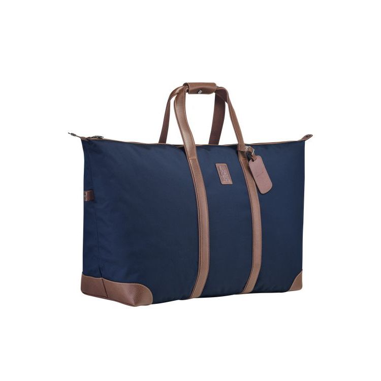 Longchamp Canvas Reistas Blauw | 896307-RJT