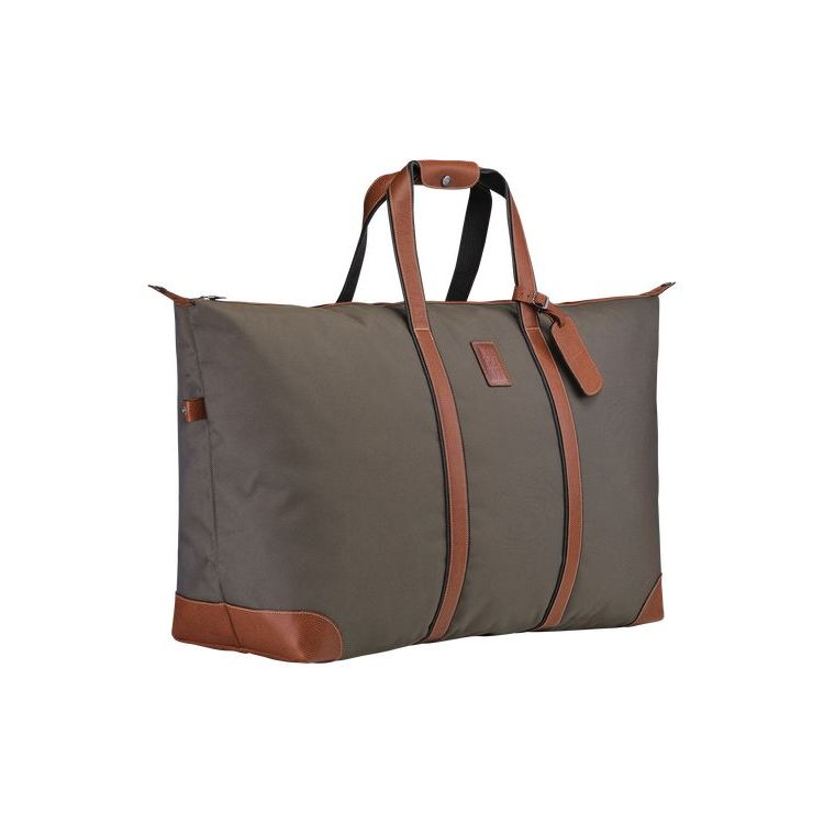 Longchamp Canvas Reistas Bruin | 574280-ZMD