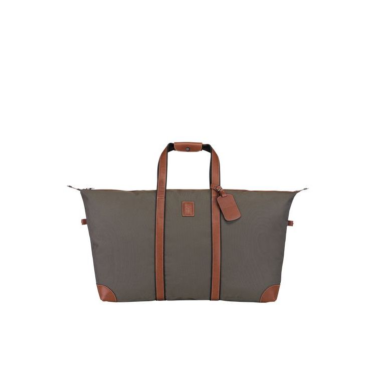 Longchamp Canvas Reistas Bruin | 574280-ZMD