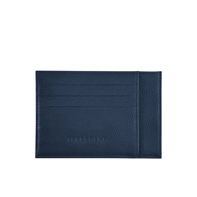 Longchamp Card Leren Kaarthouder Donkerblauw | 129503-EXF