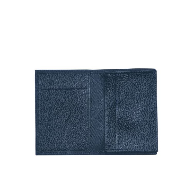 Longchamp Card Leren Kaarthouder Donkerblauw | 815927-VWF