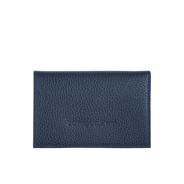 Longchamp Card Leren Kaarthouder Donkerblauw | 815927-VWF