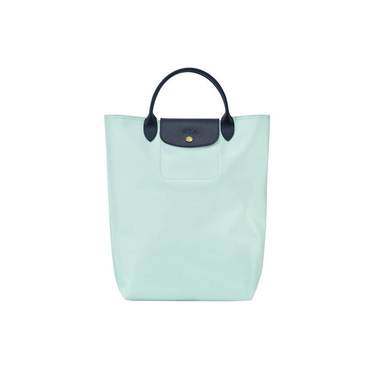 Longchamp Celadon Canvas Handtas Gekleurd | 728635-QEH