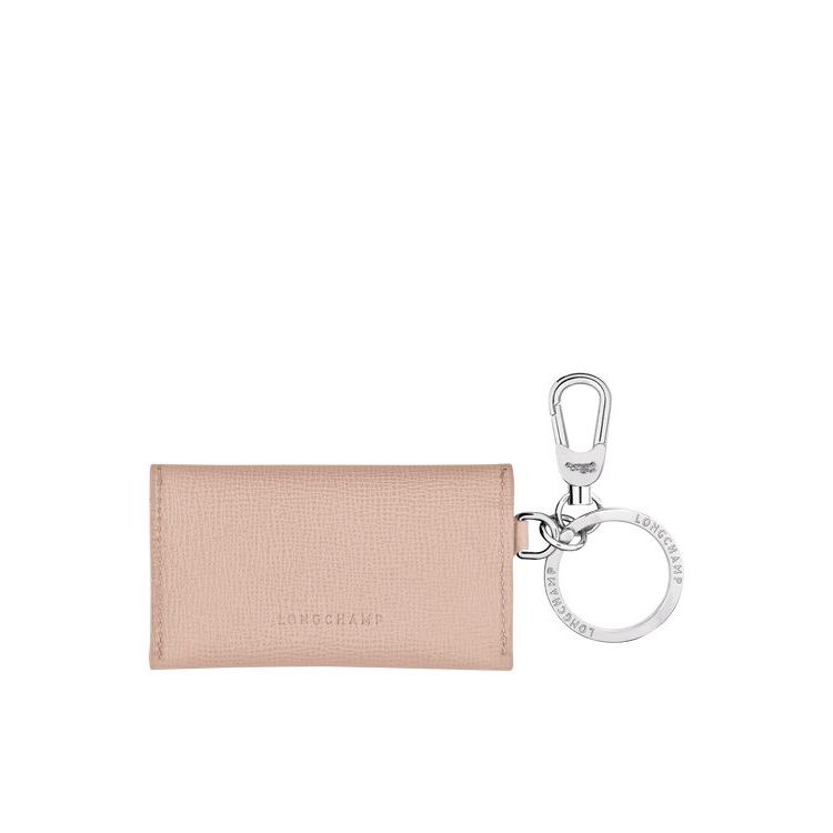 Longchamp Envelope Ring Hawthorn Leren Sleutelhanger Roze | 429638-LFY