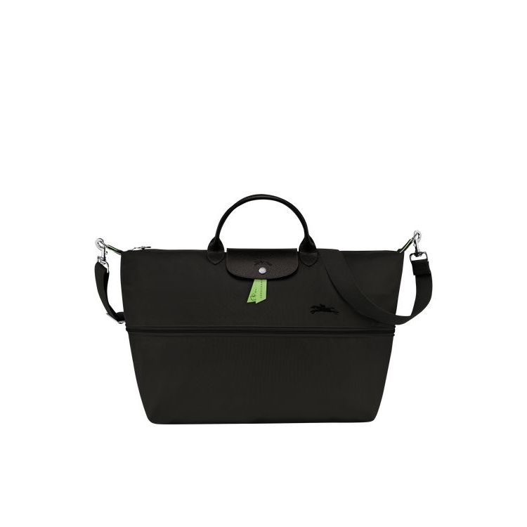 Longchamp Expandable Recycled canvas Reistas Zwart | 013469-DLT