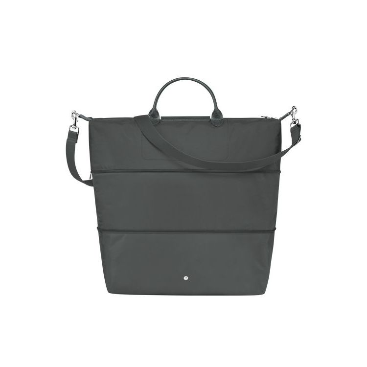 Longchamp Expandable Recycled canvas Reistas Diepgrijs | 413526-IZC