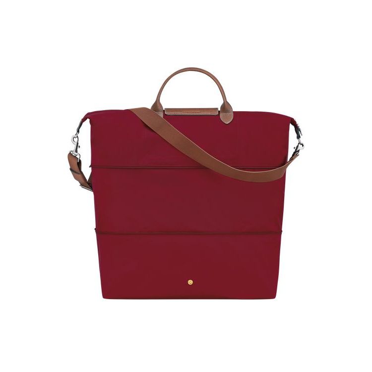 Longchamp Expandable Recycled canvas Reistas Rood | 840375-AFZ