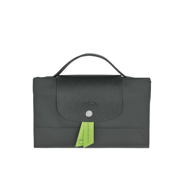 Longchamp Folder Recycled canvas Aktetas Diepgrijs | 915830-IHW