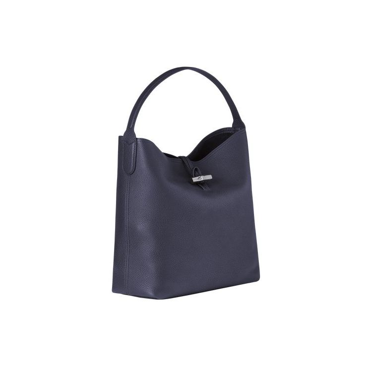 Longchamp Hobo Leren Schoudertassen Donkerblauw | 192478-LPV