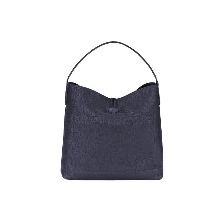 Longchamp Hobo Leren Schoudertassen Donkerblauw | 192478-LPV