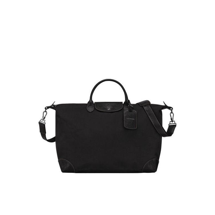 Longchamp L Canvas Reistas Zwart | 159036-JZA