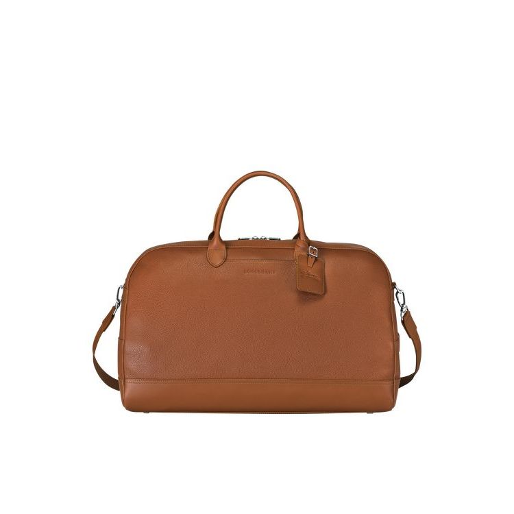 Longchamp L Caramel Leren Reistas Bruin | 231687-CXL