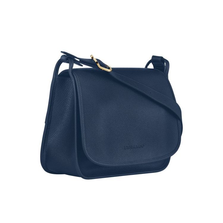 Longchamp L Leren Crossbodytassen Donkerblauw | 438590-LBP