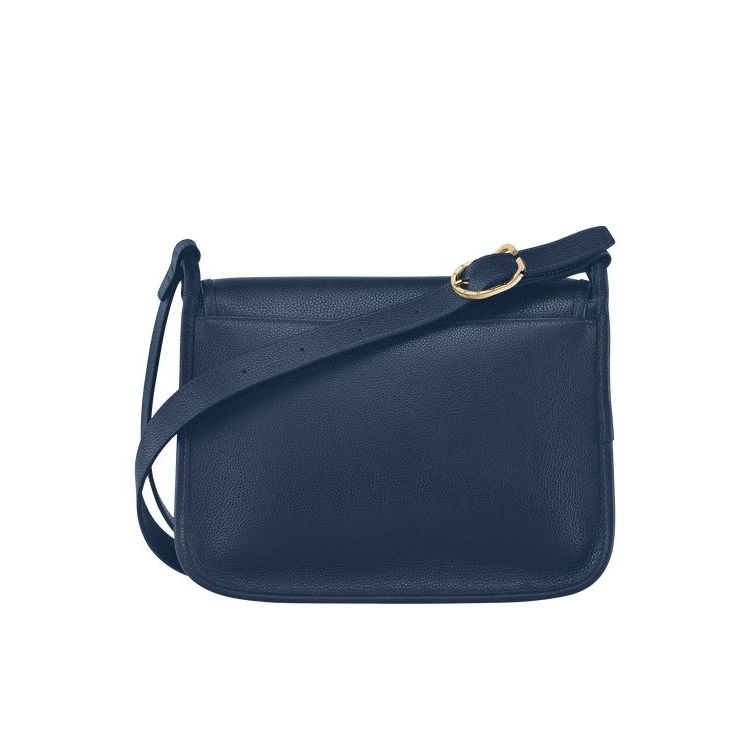 Longchamp L Leren Crossbodytassen Donkerblauw | 438590-LBP