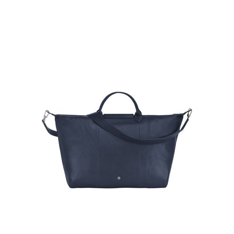 Longchamp L Leren Reistas Donkerblauw | 129046-CIV