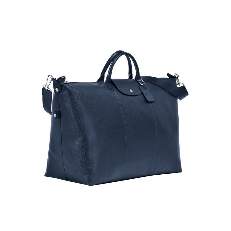 Longchamp L Leren Reistas Donkerblauw | 384295-MWF