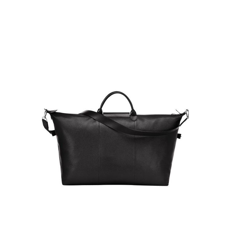 Longchamp L Leren Reistas Zwart | 310576-ZAK