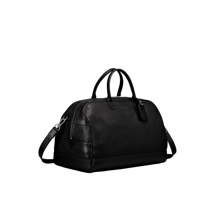 Longchamp L Leren Reistas Zwart | 431806-IUQ