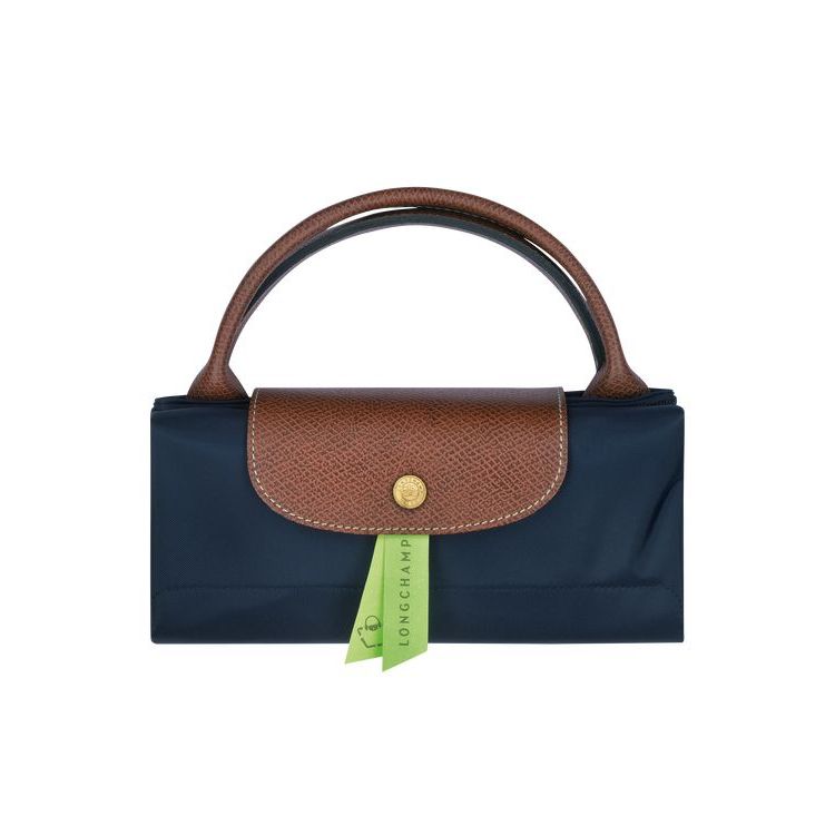 Longchamp L Recycled canvas Reistas Donkerblauw | 270913-EMG