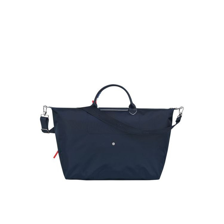 Longchamp L Recycled canvas Reistas Donkerblauw | 978513-SAL