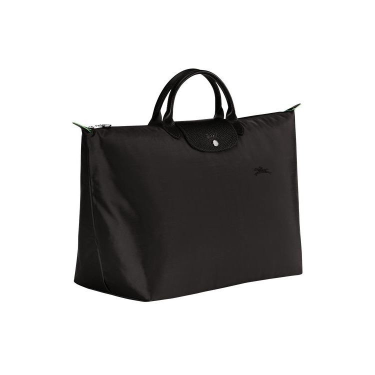 Longchamp L Recycled canvas Reistas Zwart | 541678-ZHY