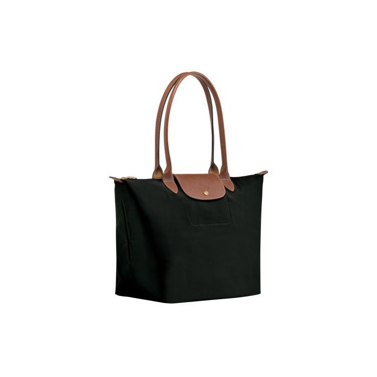 Longchamp L Recycled canvas Schoudertassen Zwart | 532804-MFC