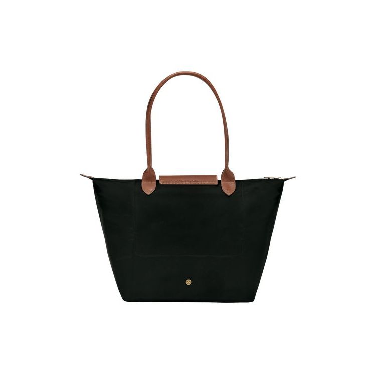 Longchamp L Recycled canvas Schoudertassen Zwart | 532804-MFC