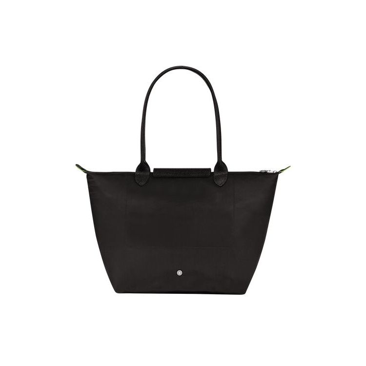 Longchamp L Recycled canvas Schoudertassen Zwart | 562138-GHC