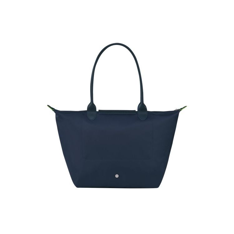 Longchamp L Recycled canvas Schoudertassen Donkerblauw | 746039-CUT