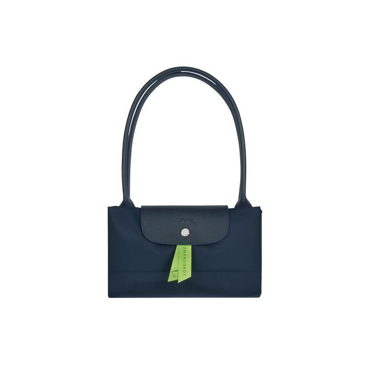 Longchamp L Recycled canvas Schoudertassen Donkerblauw | 746039-CUT