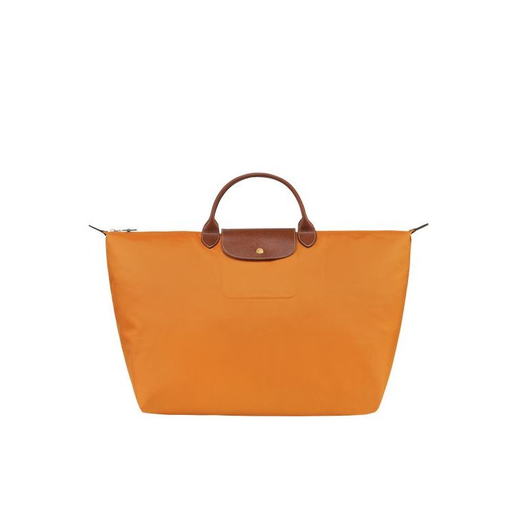 Longchamp L Saffron Recycled canvas Reistas Oranje | 235694-SWC