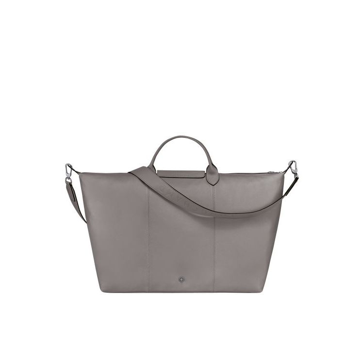 Longchamp L Turtledove Leren Reistas Grijs | 694087-HTK