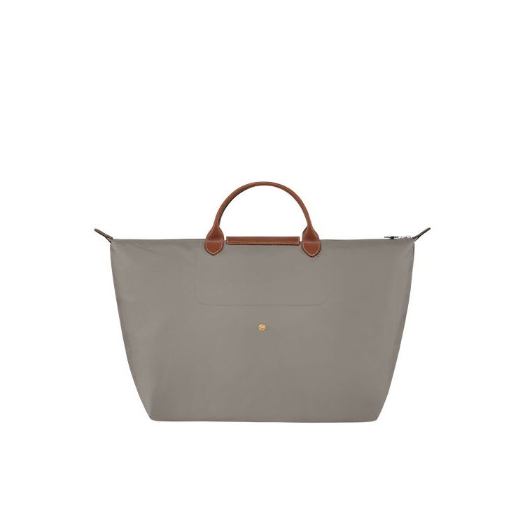 Longchamp L Turtledove Recycled canvas Reistas Grijs | 253609-JTX