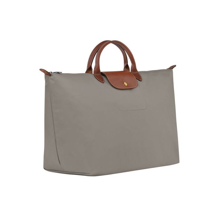 Longchamp L Turtledove Recycled canvas Reistas Grijs | 912347-XAW