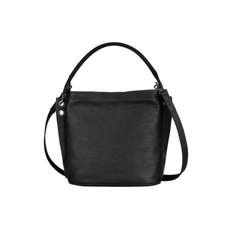 Longchamp Leren Crossbodytassen Zwart | 426389-FMW