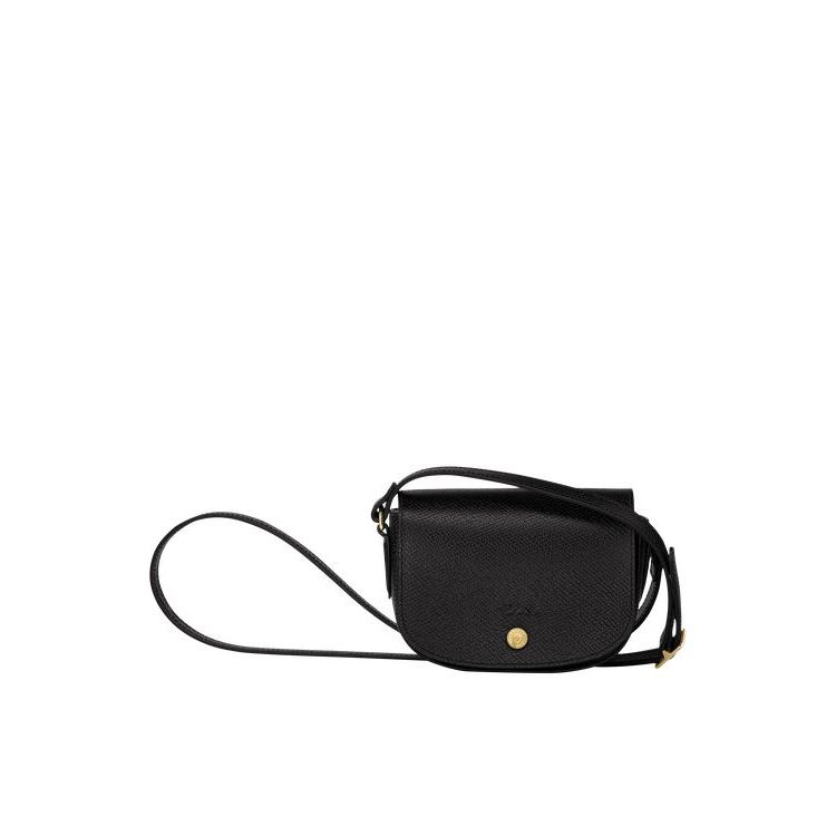 Longchamp Leren Crossbodytassen Zwart | 709164-QTW