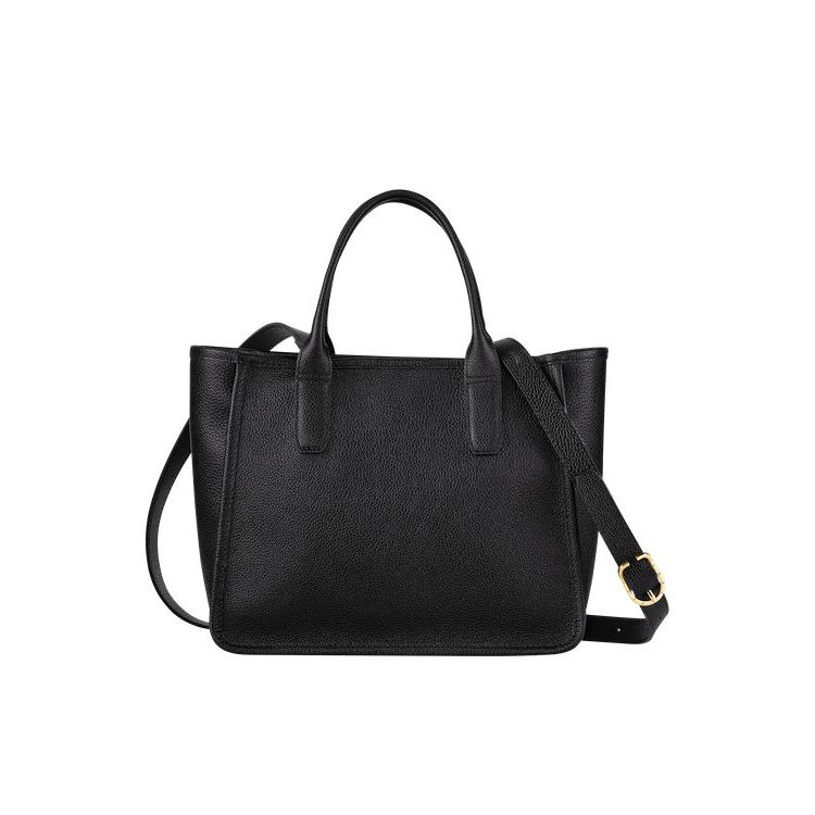 Longchamp Leren Handtas Zwart | 251469-VGM