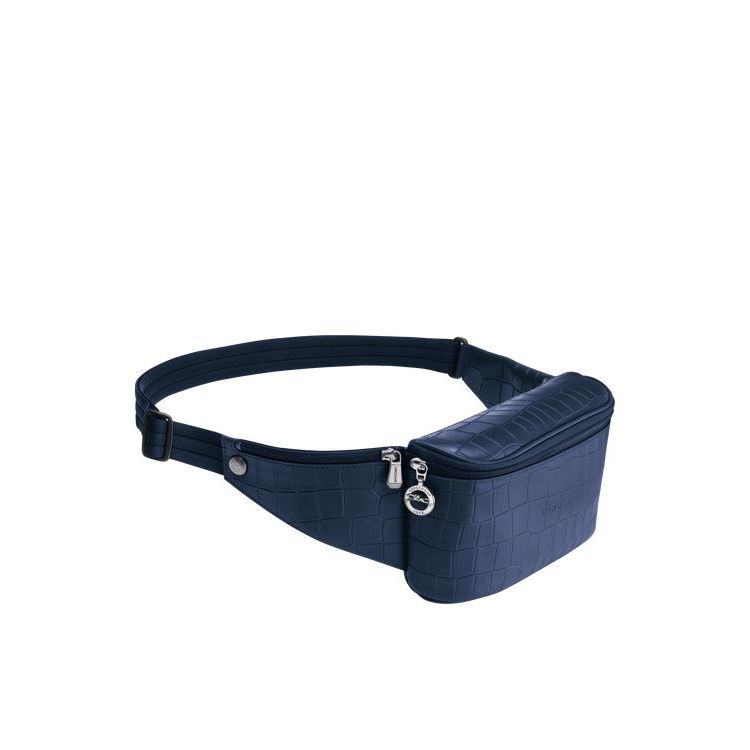 Longchamp Leren Heuptas Donkerblauw | 047893-VPC