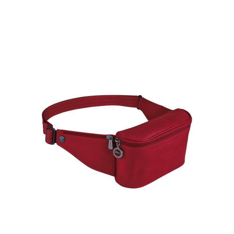 Longchamp Leren Heuptas Rood | 487269-XEP